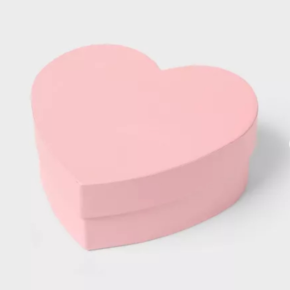 Pink Heart-Shaped Box